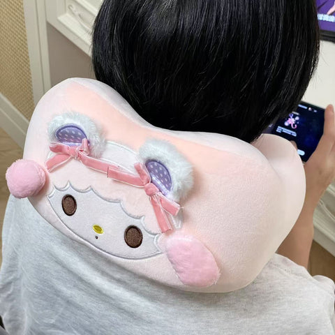 [サンリオ］マイメロディ＆ピアノ 携帯 ネックピロー