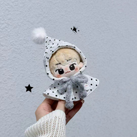 ［ぬい服］10cm 無属性 ぬいぐるみ用 お洋服【波点】