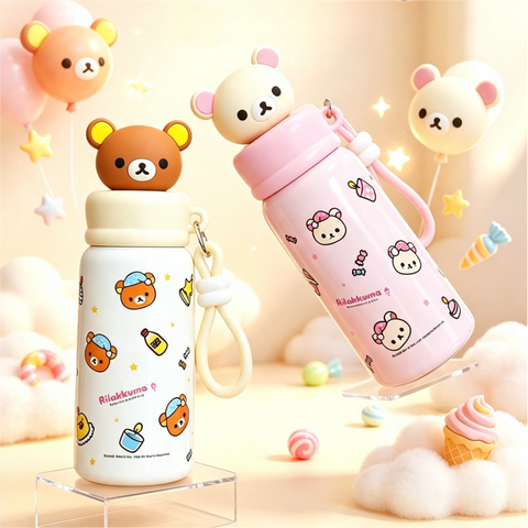［キャラグッズ］リラックマ 正規品 ボトル 保温保冷 420ml【3O97GW】