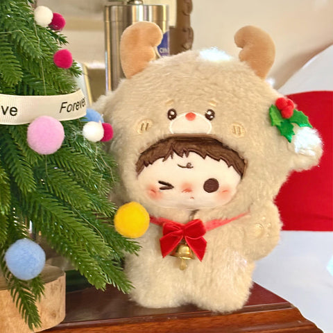 ［ぬい服］10cm 無属性 ぬいぐるみ用 お洋服【圣诞】