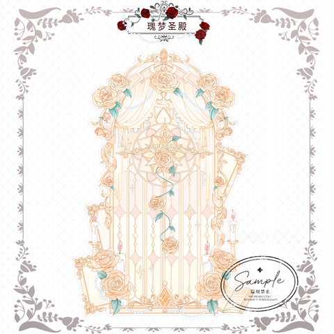 ［推し活グッズ］アクリル 背景 スタンド【GX85AU】