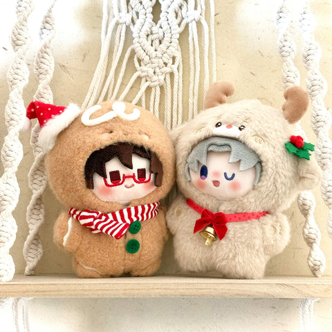 ［ぬい服］10cm 無属性 ぬいぐるみ用 お洋服【圣诞】