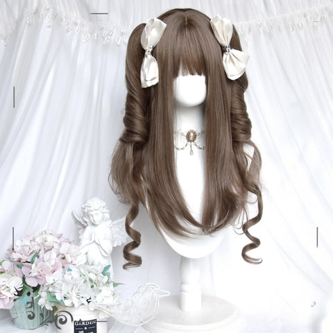 ［ウィッグ］ゴスロリ ツインテール 巻き髪【油画系】