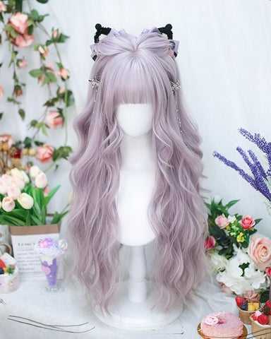 ［ウィッグ］地雷系 巻き髪 ロングカール【芋泥】