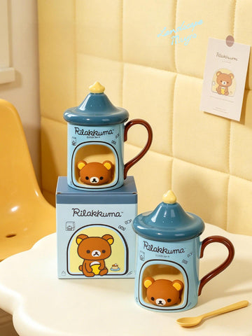 ［キャラグッズ］リラックマ 正規品 マグカップ 440ml【N15FU4】