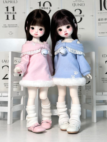 ［BJD服］1/6 1/4 ドール用 ワンピース【猫步】