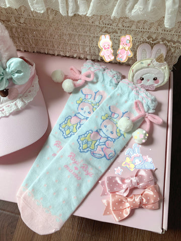 ［ファッション］ロリータ クルー丈ソックス 靴下【ZUS81S】