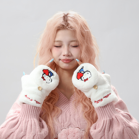 [サンリオ］正規品 ハローキティ 防寒 手袋【R23FRC】