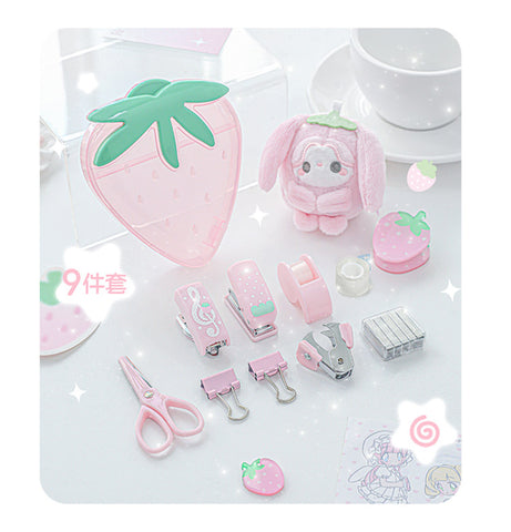 ［推し活グッズ］オリジナル 苺文房具セット【X6CV2Y】