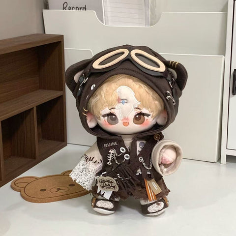 ［ぬい服］20cm 無属性 ぬいぐるみ用 お洋服【废土】