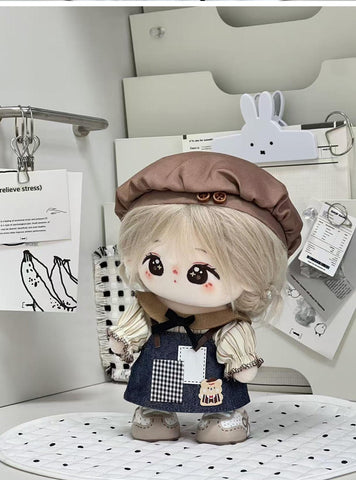 ［ぬい服］20cm 無属性 ぬいぐるみ用 お洋服【焦糖】