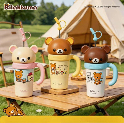 ［キャラグッズ］リラックマ 正規品 ボトル 保温保冷 830ml【IKUO5W】