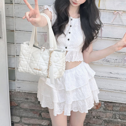 ［バッグ］キルティング バッグ【XK15O5】