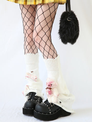 ［靴］ダークパンク フラットフォームブーツ【I1Q7DD】