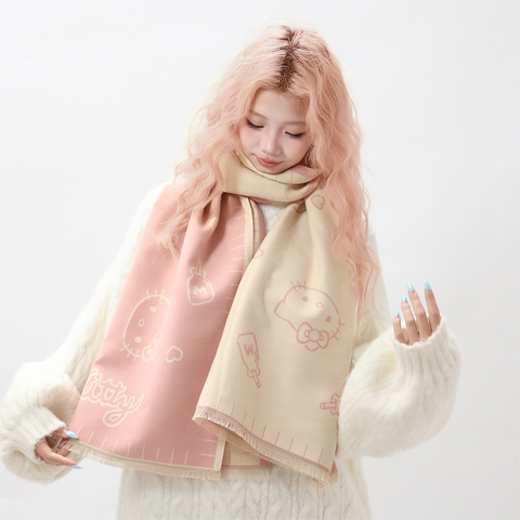 [サンリオ］正規品 ハローキティ マフラー 全6種【2JF06R】