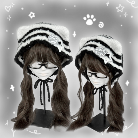 ［ファッション］サブカル 猫耳 ニット 帽子【2YT1CO】