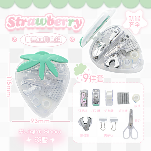 ［推し活グッズ］オリジナル 苺文房具セット【X6CV2Y】