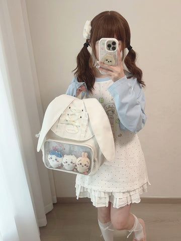 ［バッグ］痛バッグ  ウサ耳 2way リュック【203IU3】