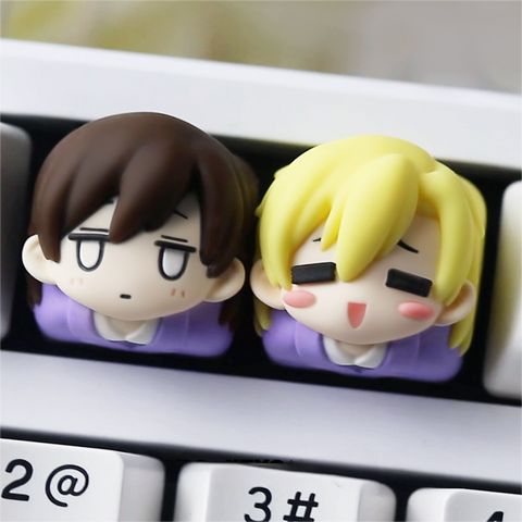 ［桜蘭高校ホスト部］オリジナル 手作り キーキャップ【メカニカルキーボード】