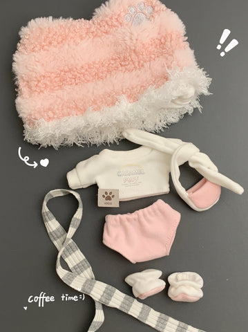 ［ぬい服］10/15/20cm 無属性 ぬいぐるみ用 お洋服【泡芙】