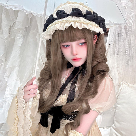 ［ウィッグ］ゴスロリ ツインテール 巻き髪【油画系】