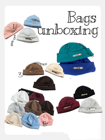 ［ぬい小物］20cm 無属性 ぬいぐるみ用 ニットキャップ【帽子】