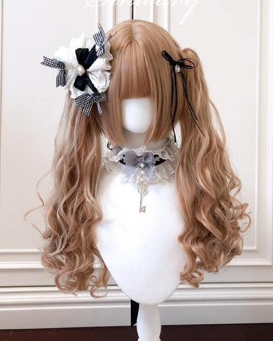 ［ウィッグ］ゴスロリ ツインテール 巻き髪【狂想星】