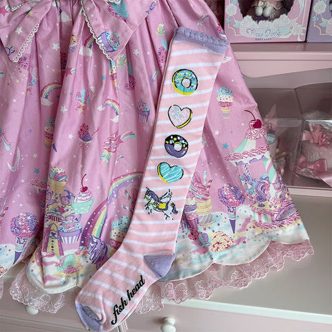 ［ファッション］ロリータ オーバーニーソックス 靴下【R36R17】