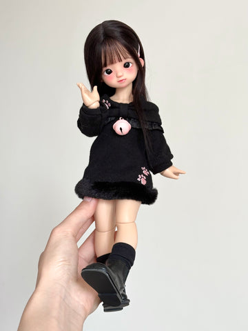 ［BJD服］1/6 1/4 ドール用 ワンピース【猫步】