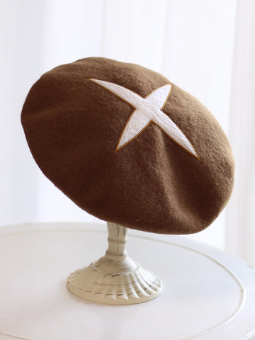 ［ファッション］椎茸 ベレー帽【FW139X】