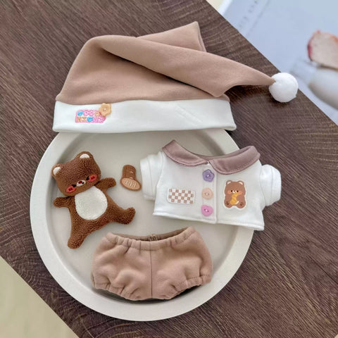 ［ぬい服］10/20cm 無属性 ぬいぐるみ用服【睡衣】