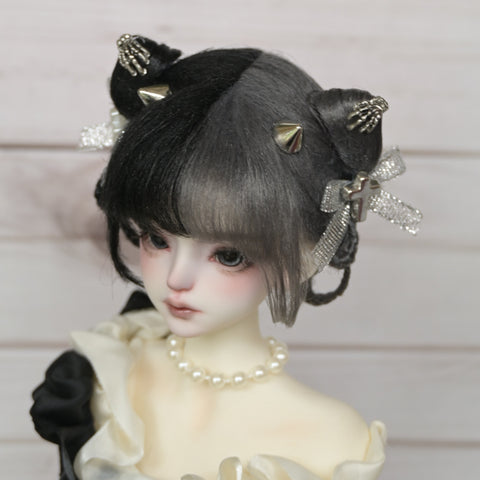 ［BJD小物］1/3 1/4 1/6 1/8 1/12 ドール用ウィッグ【GKET8V】