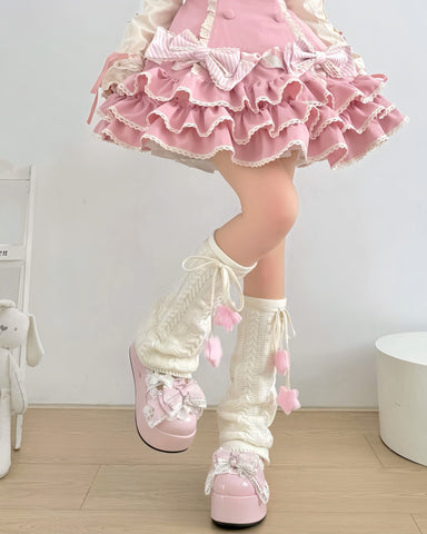 ［ファッション］ロリータ ニットレッグウォーマー 靴下【8MWDHW】