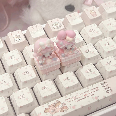 ［サンリオ］マイメロディ＆ピアノ キーキャップ【YKY21H】
