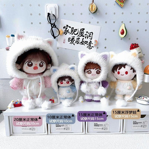 ［ぬい服］10/15/20cm 無属性 ぬいぐるみ用 お洋服【毛绒绒】