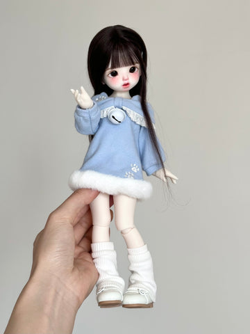 ［BJD服］1/6 1/4 ドール用 ワンピース【猫步】