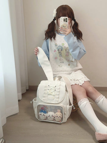 ［バッグ］痛バッグ  ウサ耳 2way リュック【203IU3】