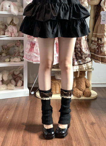 ［ファッション］ロリータ ニットレッグウォーマー 靴下【T9IAEJ】