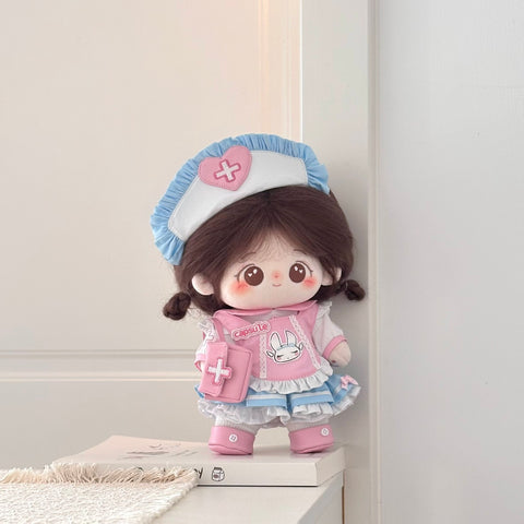 ［ぬい服］20cm 無属性 ぬいぐるみ用服【护士】