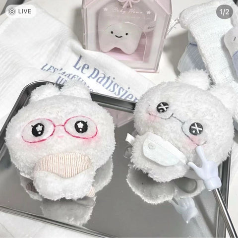 ［ぬい本体］無属性 動物 ぬいぐるみ【团子兔】