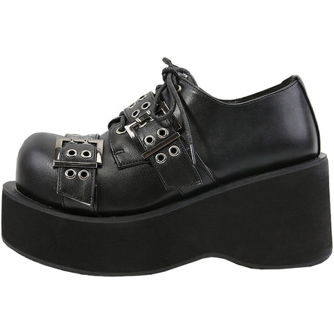 ［靴］ラウンドトゥ プラットフォームシューズ【K3R835】