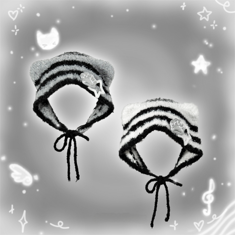 ［ファッション］サブカル 猫耳 ニット 帽子【2YT1CO】