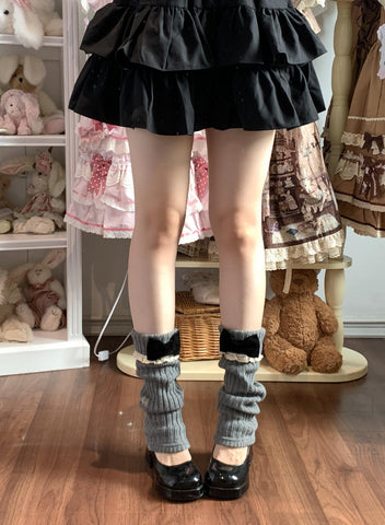 ［ファッション］ロリータ ニットレッグウォーマー 靴下【T9IAEJ】