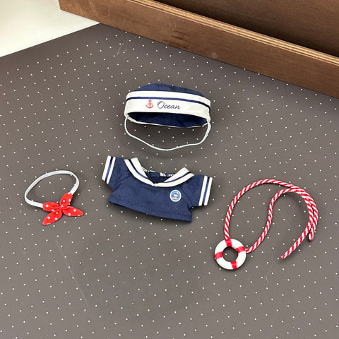 ［ぬい服］10cm 無属性 ぬいぐるみ用 お洋服【海屿】