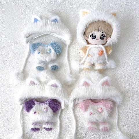 ［ぬい服］10/15/20cm 無属性 ぬいぐるみ用 お洋服【毛绒绒】