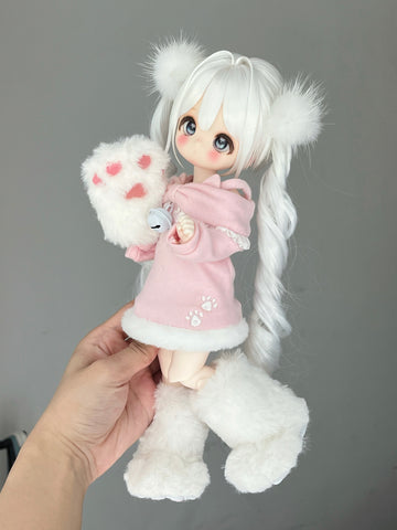 ［BJD服］1/6 1/4 ドール用 ワンピース【猫步】