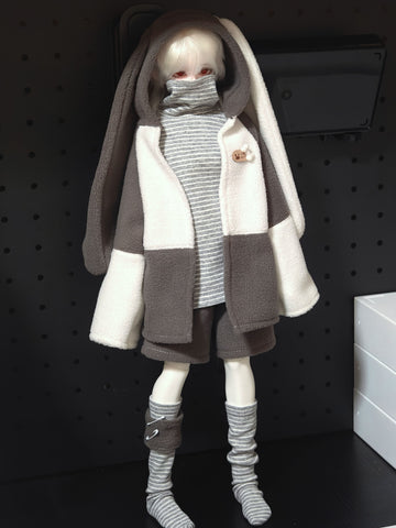 ［BJD服］1/4 1/5 1/6 ドール用 衣装セット【北极兔】