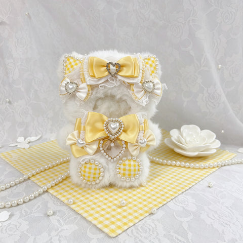 ［ぬい服］ちびぐるみ用 無属性 おすわり 手作り 着ぐるみ【Q3Q6D2】