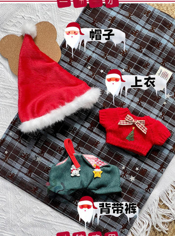 ［ぬい服］20cm 無属性 ぬいぐるみ用 お洋服【圣诞】