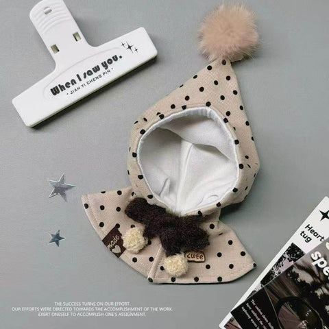 ［ぬい服］10cm 無属性 ぬいぐるみ用 お洋服【波点】